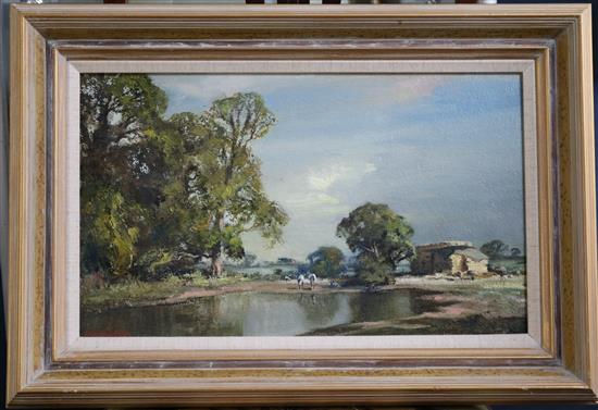 Kenneth Denton (b. 1932) In the Vale of Pewsey 11.5 x 19.5in.